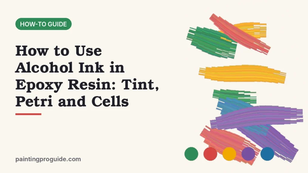 How to Use Alcohol Ink in Epoxy Resin: Tint, Petri and Cells