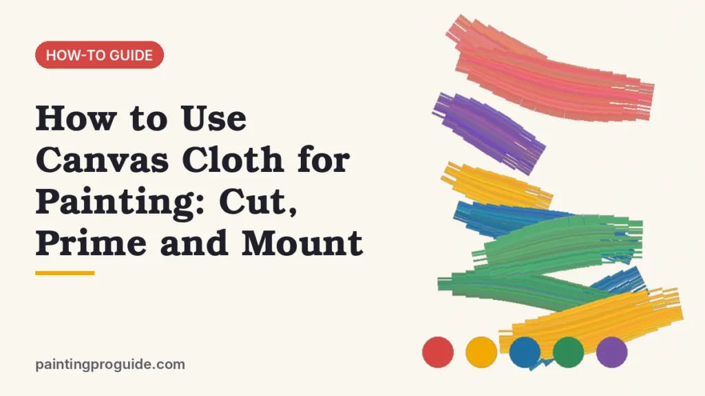 How to Use Canvas Cloth for Painting: Cut, Prime and Mount