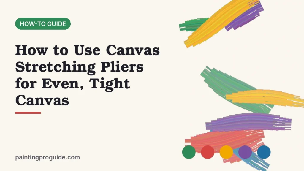 How to Use Canvas Stretching Pliers for Even, Tight Canvas