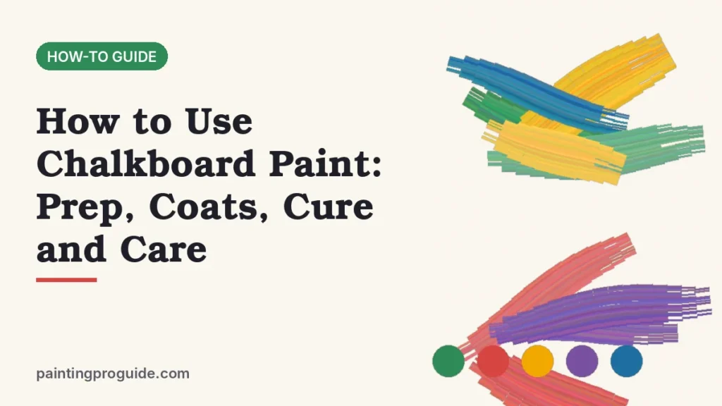 How to Use Chalkboard Paint: Prep, Coats, Cure and Care