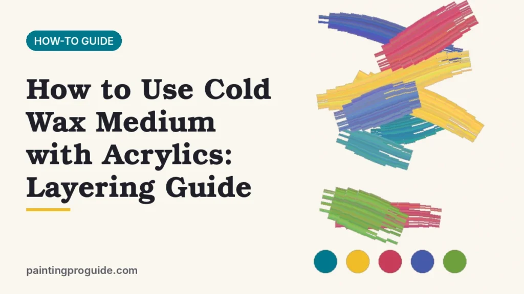 How to Use Cold Wax Medium with Acrylics: Layering Guide