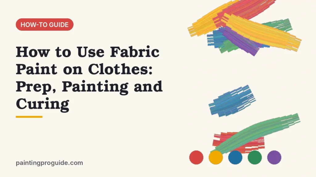 How to Use Fabric Paint on Clothes: Prep, Painting and Curing