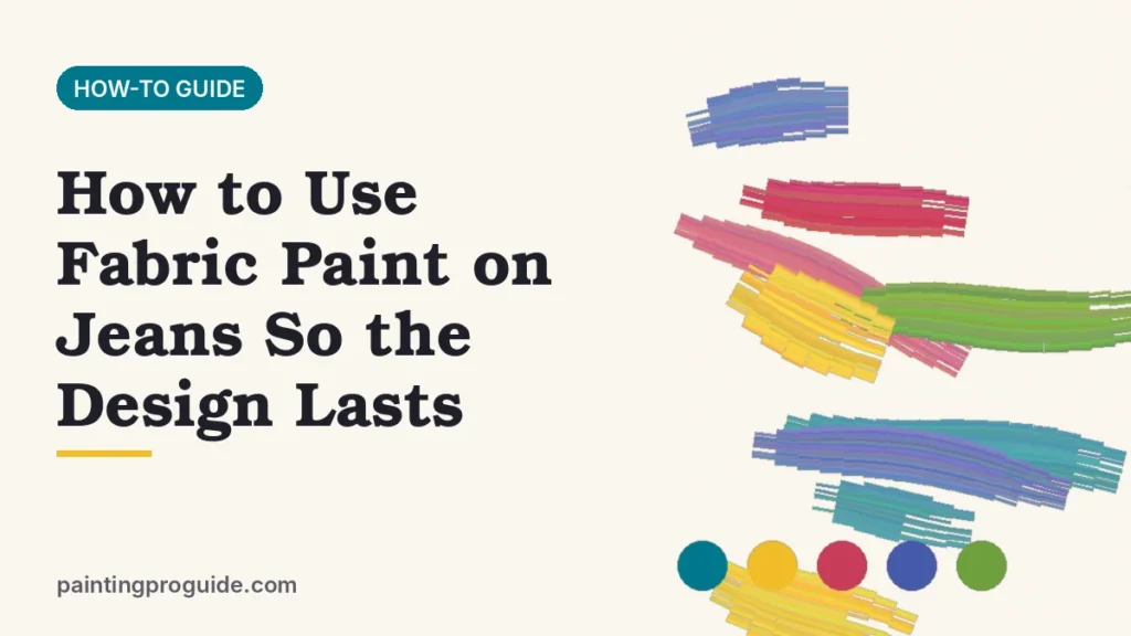 How to Use Fabric Paint on Jeans So the Design Lasts