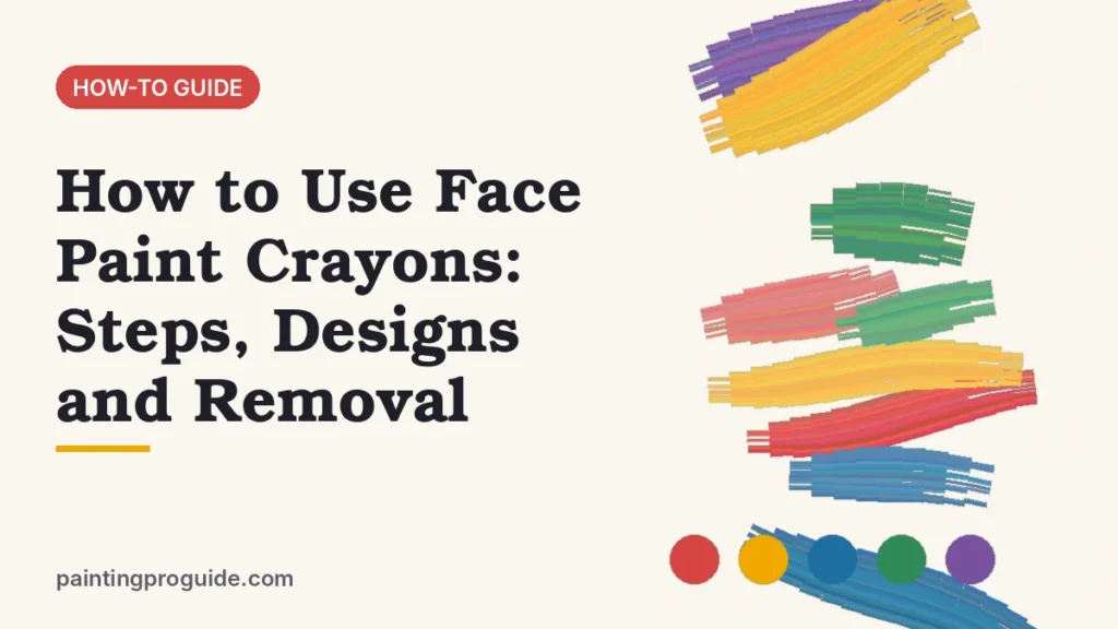 How to Use Face Paint Crayons: Steps, Designs and Removal