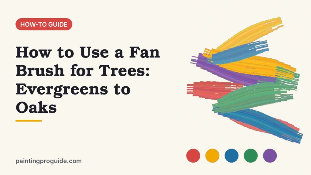 How to Use a Fan Brush for Trees: Evergreens to Oaks