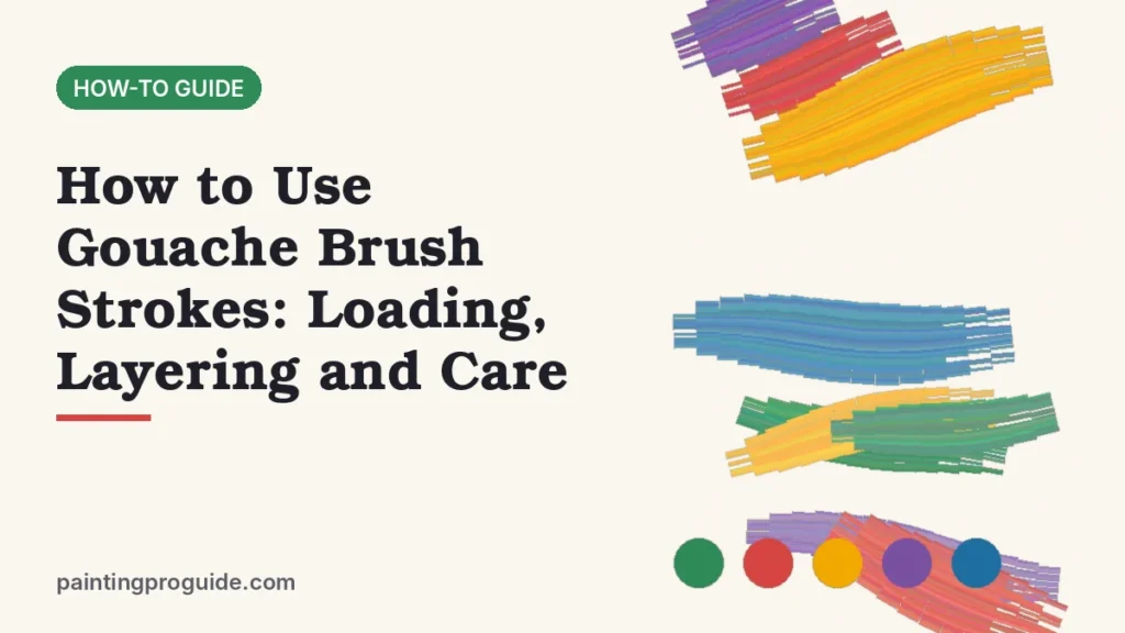 How to Use Gouache Brush Strokes: Loading, Layering and Care