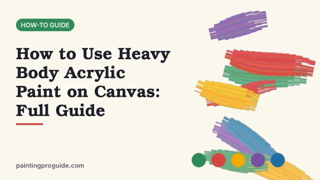 How to Use Heavy Body Acrylic Paint on Canvas: Full Guide