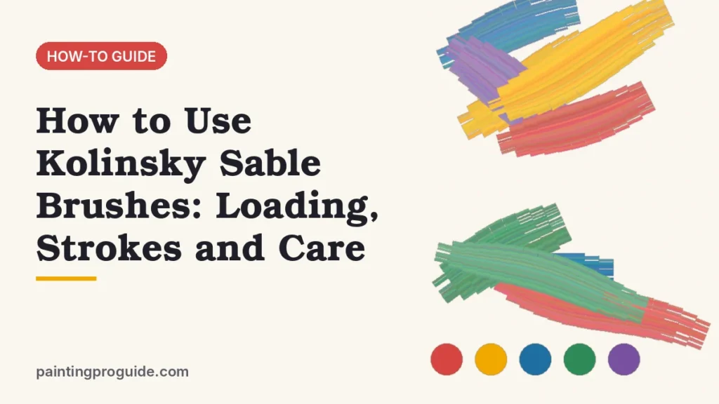 How to Use Kolinsky Sable Brushes: Loading, Strokes and Care