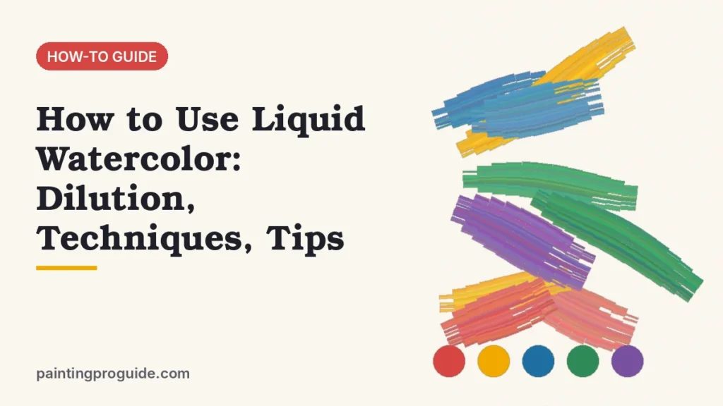 How to Use Liquid Watercolor: Dilution, Techniques, Tips