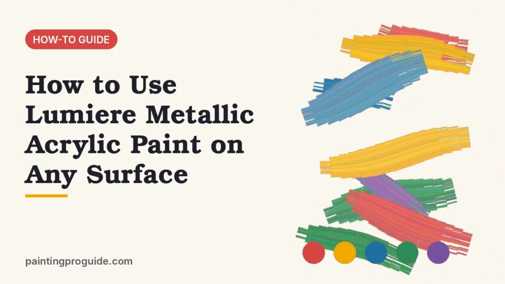 How to Use Lumiere Metallic Acrylic Paint on Any Surface