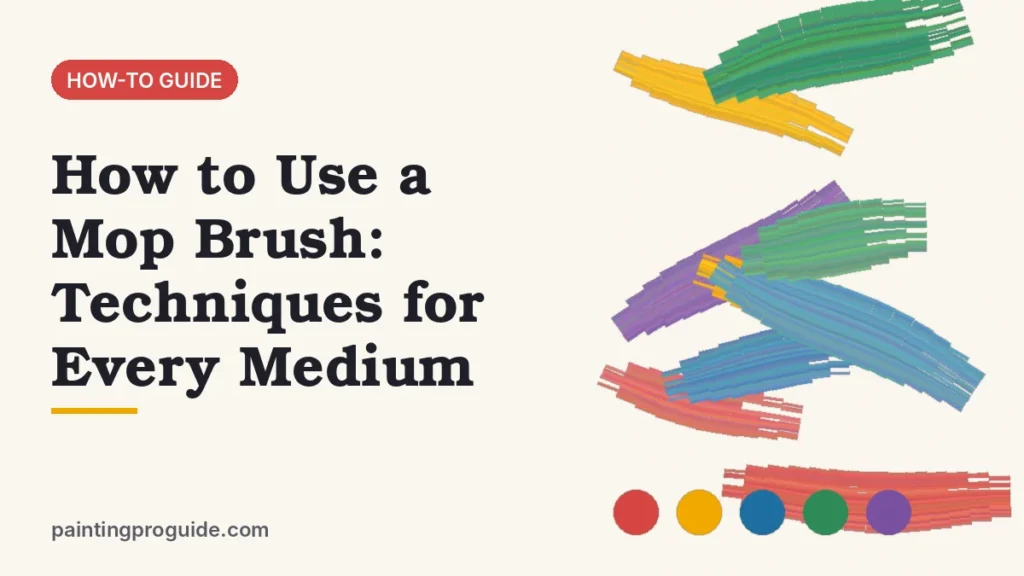 How to Use a Mop Brush: Techniques for Every Medium