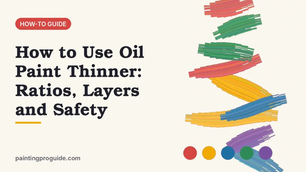 How to Use Oil Paint Thinner: Ratios, Layers and Safety