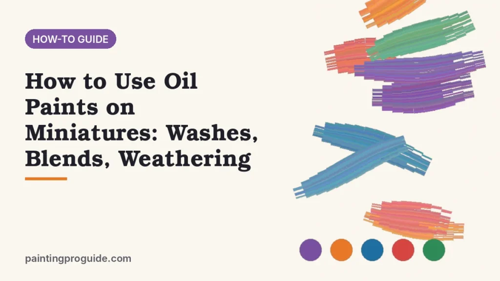 How to Use Oil Paints on Miniatures: Washes, Blends, Weathering