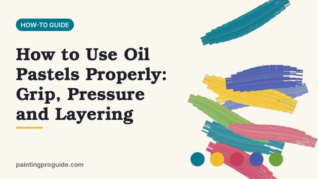 How to Use Oil Pastels Properly: Grip, Pressure and Layering