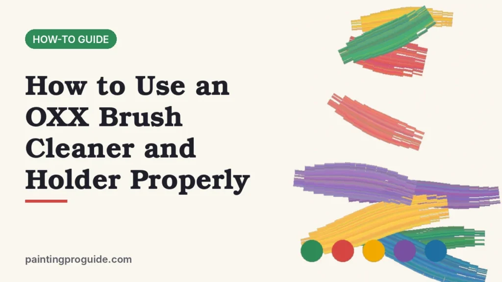 How to Use an OXX Brush Cleaner and Holder Properly