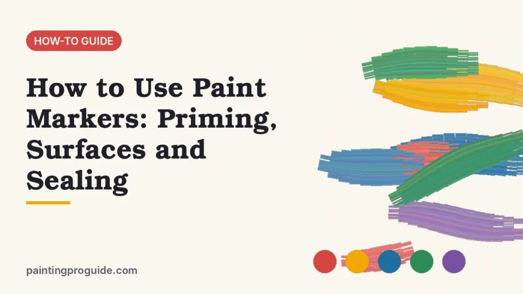 How to Use Paint Markers: Priming, Surfaces and Sealing