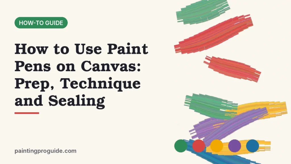 How to Use Paint Pens on Canvas: Prep, Technique and Sealing