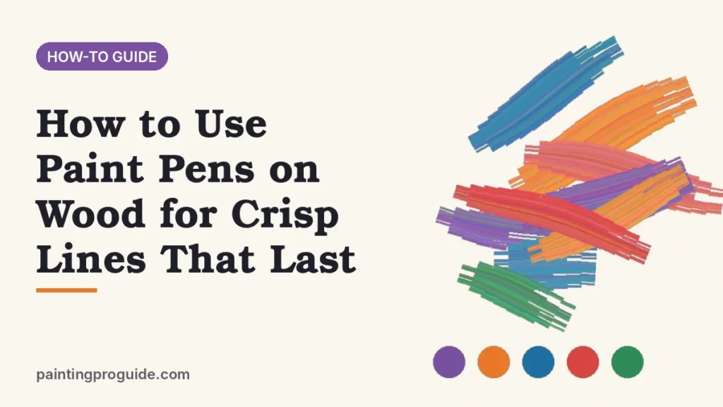 How to Use Paint Pens on Wood for Crisp Lines That Last