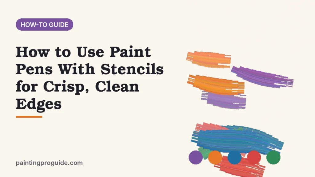 How to Use Paint Pens With Stencils for Crisp, Clean Edges