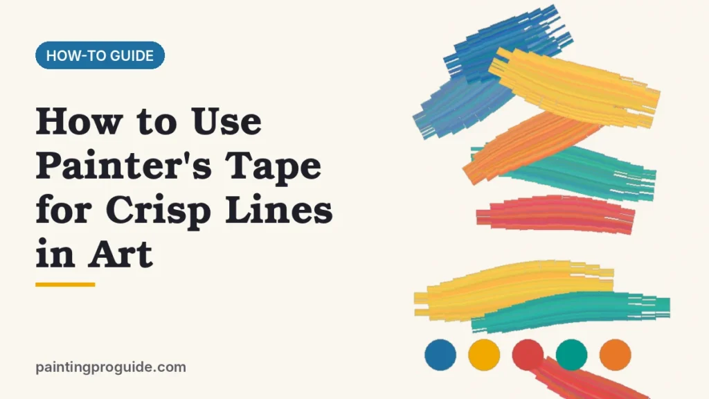 How to Use Painter's Tape for Crisp Lines in Art