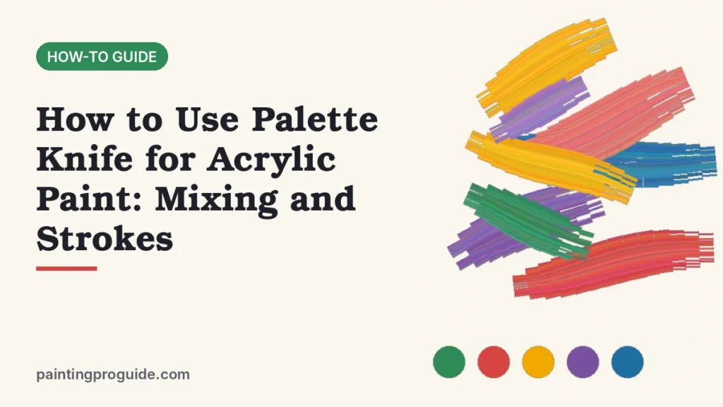 How to Use Palette Knife for Acrylic Paint: Mixing and Strokes