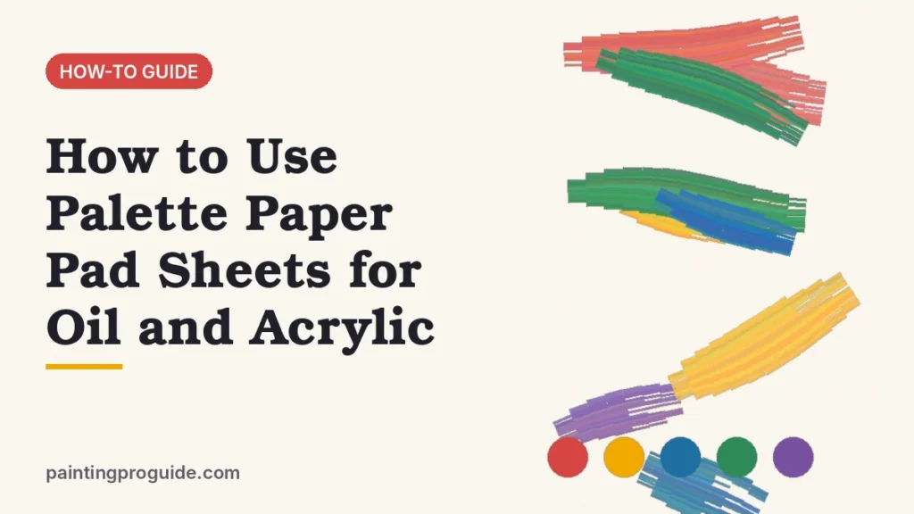 How to Use Palette Paper Pad Sheets for Oil and Acrylic