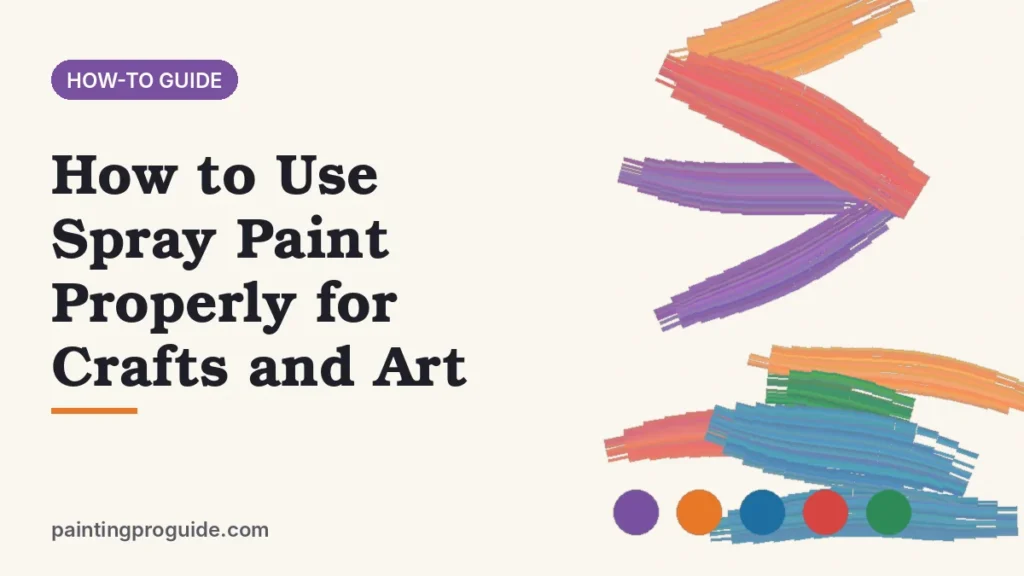 How to Use Spray Paint Properly for Crafts and Art