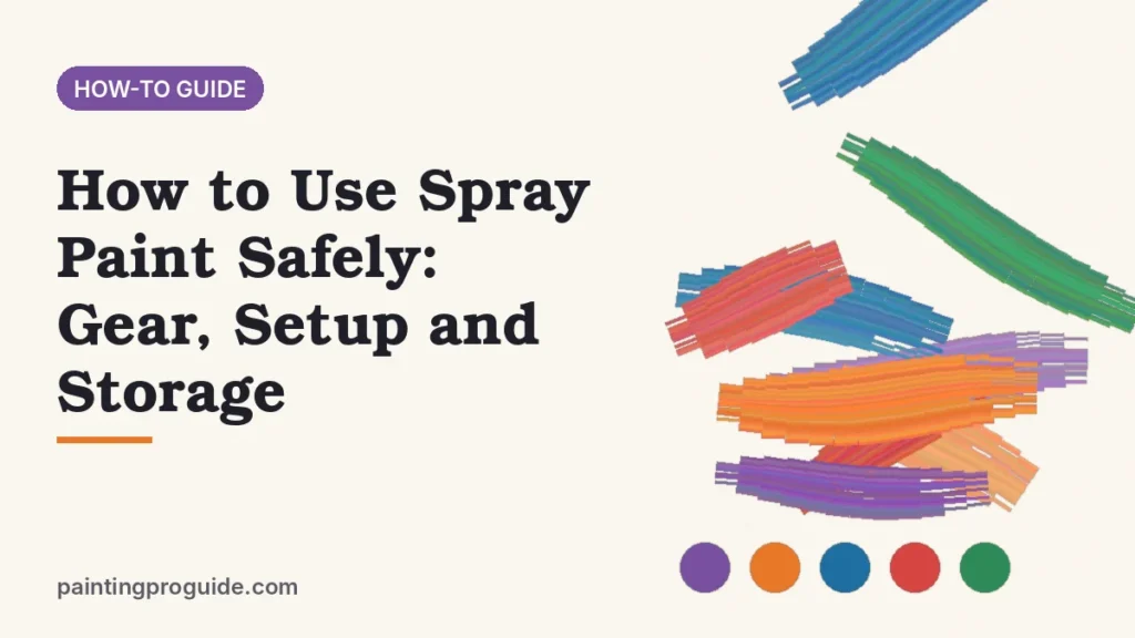 How to Use Spray Paint Safely: Gear, Setup and Storage