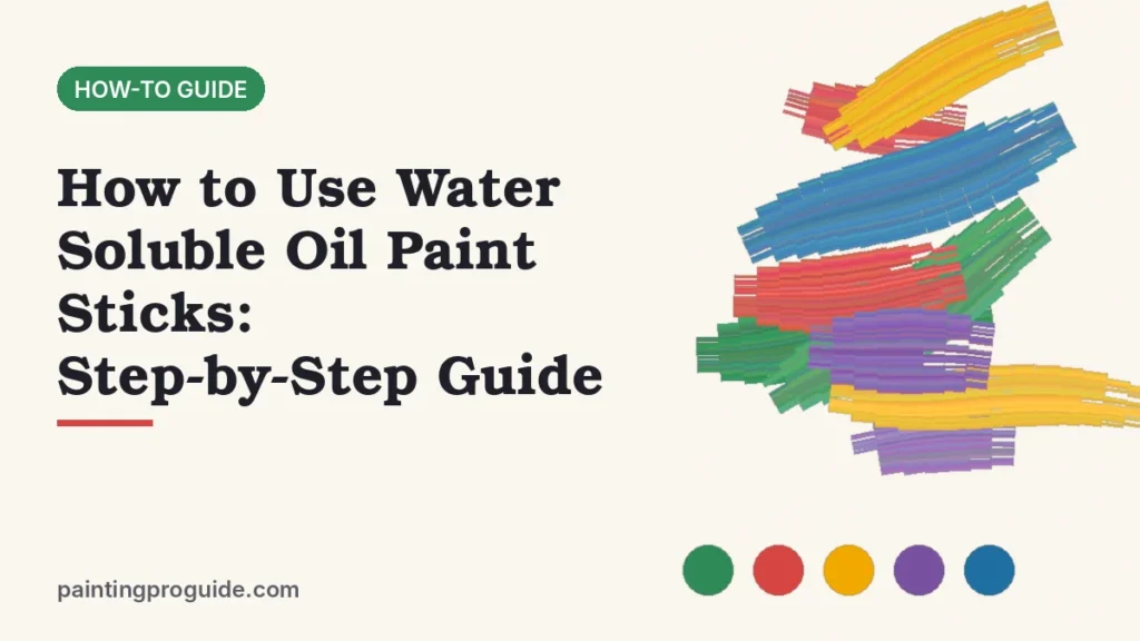 How to Use Water Soluble Oil Paint Sticks: Step-by-Step Guide