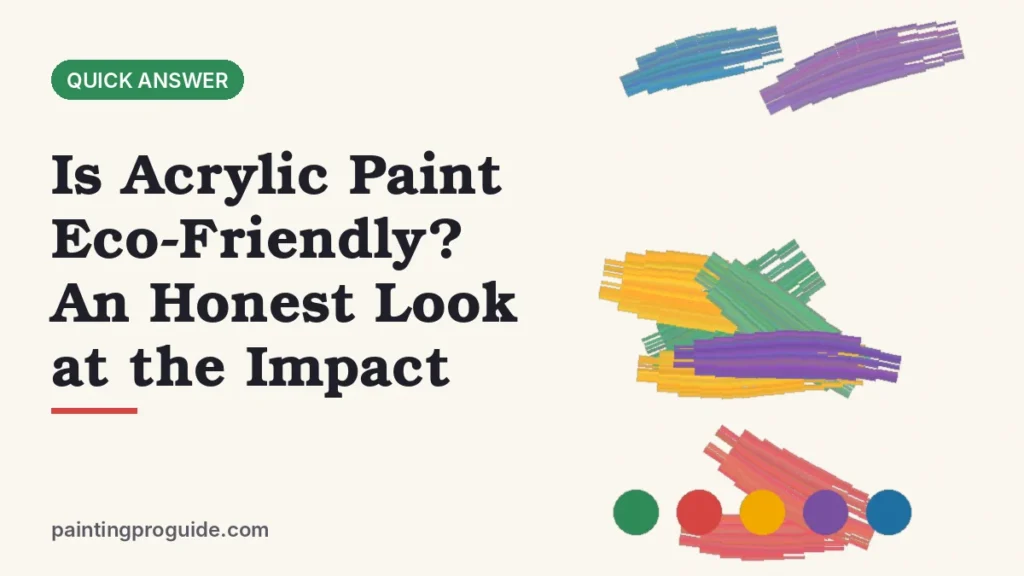 Is Acrylic Paint Eco-Friendly? An Honest Look at the Impact