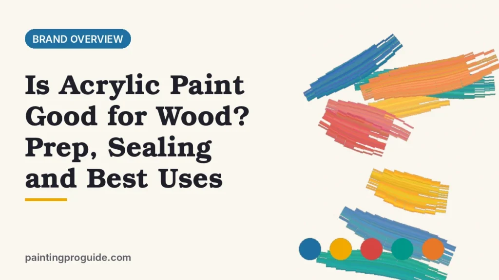 Is Acrylic Paint Good for Wood? Prep, Sealing and Best Uses