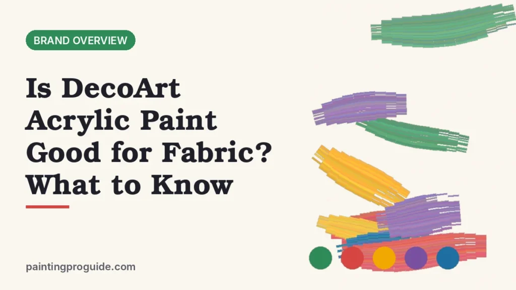 Is DecoArt Acrylic Paint Good for Fabric? What to Know