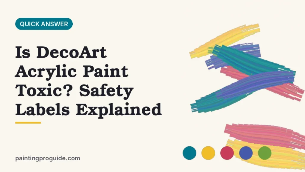 Is DecoArt Acrylic Paint Toxic? Safety Labels Explained
