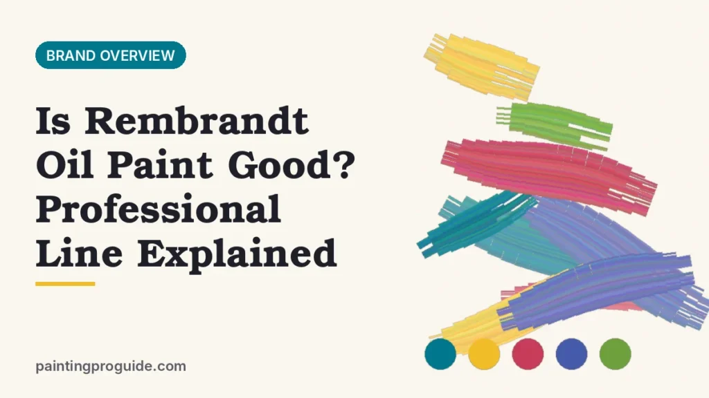 Is Rembrandt Oil Paint Good? Professional Line Explained