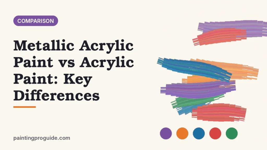 Metallic Acrylic Paint vs Acrylic Paint: Key Differences