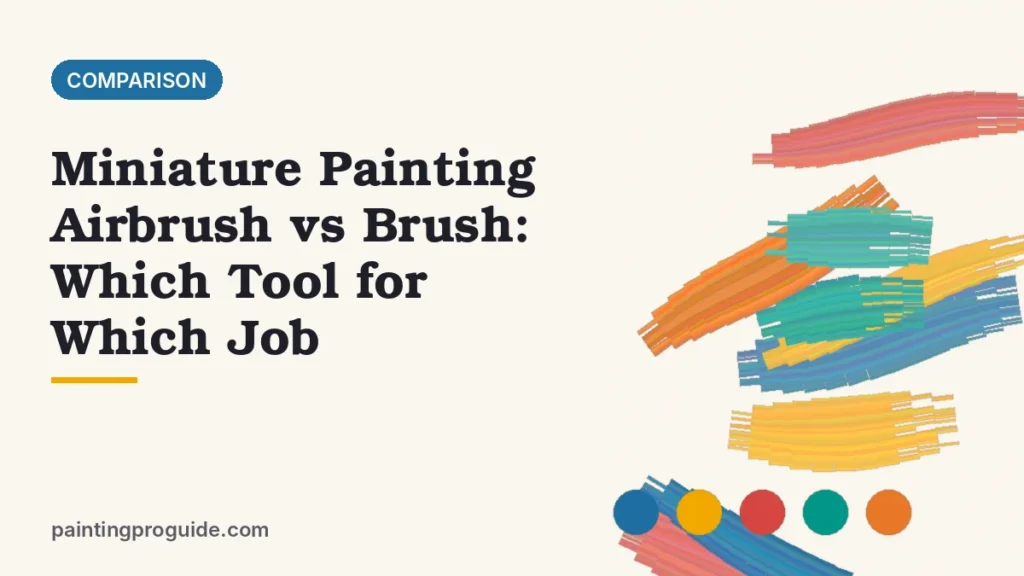 Miniature Painting Airbrush vs Brush: Which Tool for Which Job