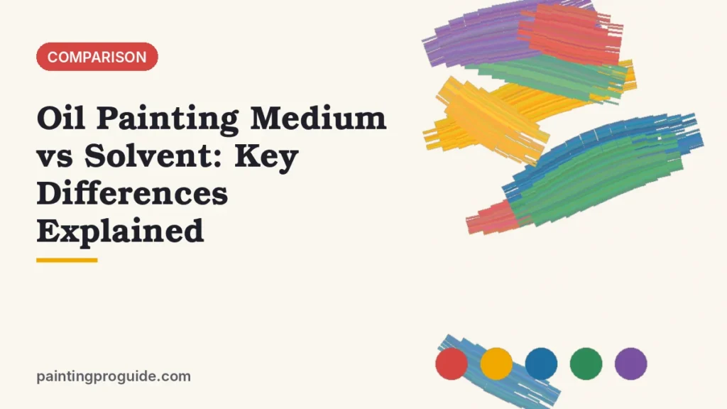 Oil Painting Medium vs Solvent: Key Differences Explained