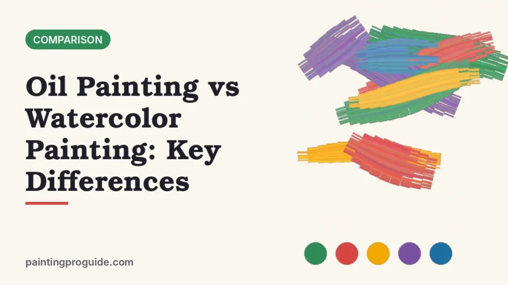 Oil Painting vs Watercolor Painting: Key Differences