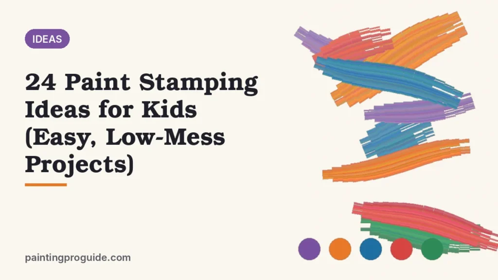 24 Paint Stamping Ideas for Kids (Easy, Low-Mess Projects)