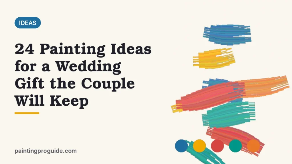 24 Painting Ideas for a Wedding Gift the Couple Will Keep
