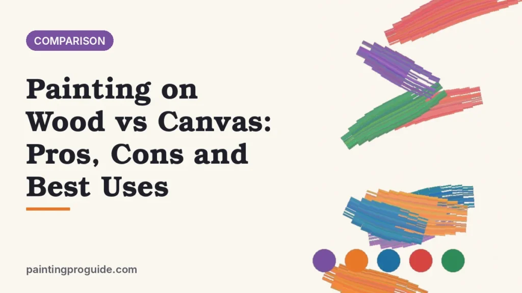 Painting on Wood vs Canvas: Pros, Cons and Best Uses