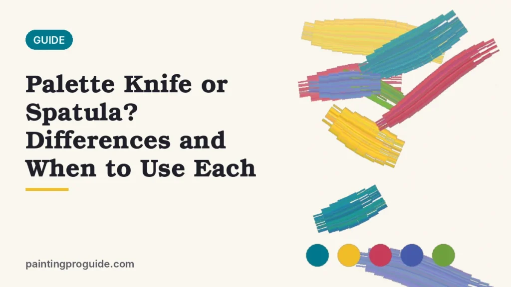 Palette Knife or Spatula? Differences and When to Use Each