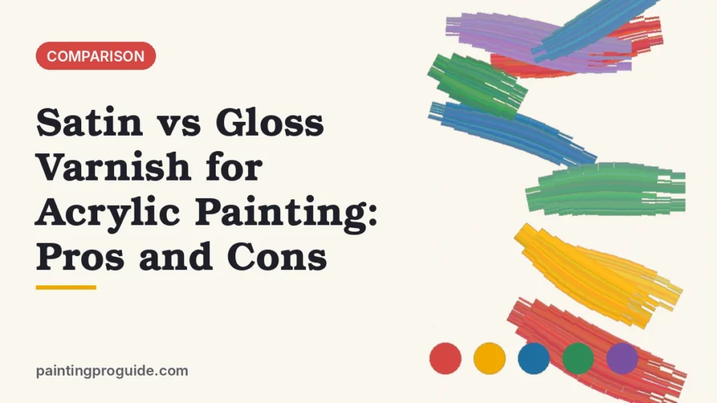 Satin vs Gloss Varnish for Acrylic Painting: Pros and Cons