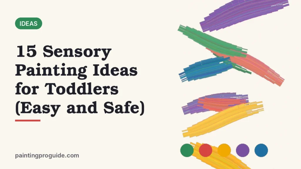 15 Sensory Painting Ideas for Toddlers (Easy and Safe)
