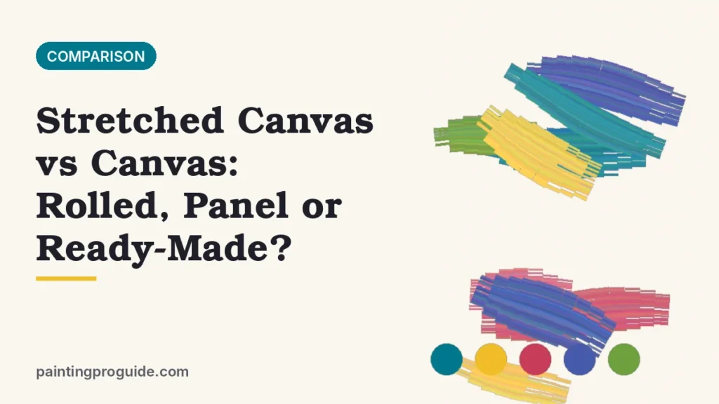 Stretched Canvas vs Canvas: Rolled, Panel or Ready-Made?