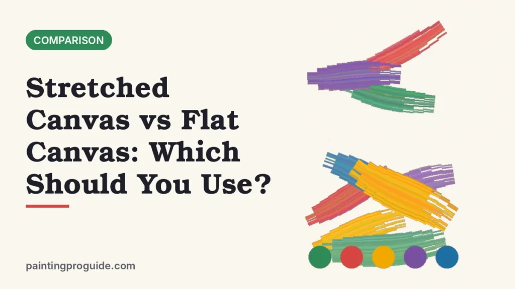 Stretched Canvas vs Flat Canvas: Which Should You Use?