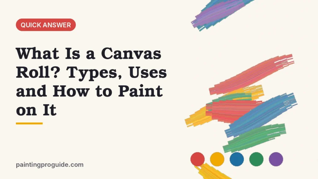 What Is a Canvas Roll? Types, Uses and How to Paint on It