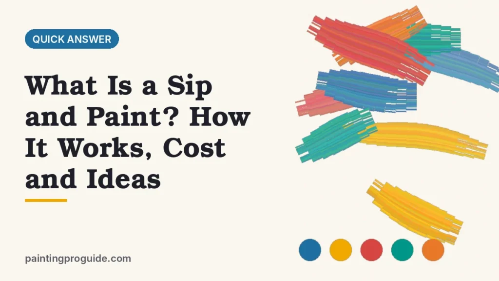 What Is a Sip and Paint? How It Works, Cost and Ideas