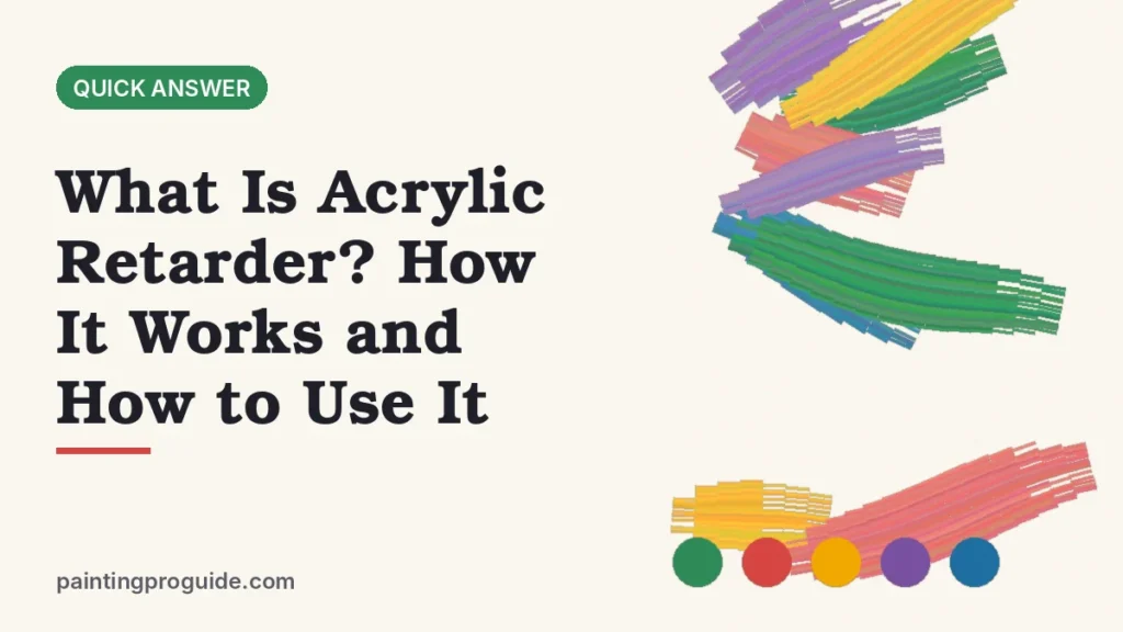 What Is Acrylic Retarder? How It Works and How to Use It
