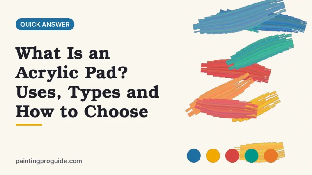 What Is an Acrylic Pad? Uses, Types and How to Choose
